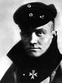 Baron Manfred von Richtofen, the first fighter pilot. Downed his first Bandit with a shot gun.