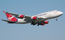 Boeing 747 of Virgin Atlantic !!