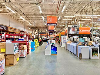 The appliances section of a Home Depot store in Blairsville, Ga.jpg
