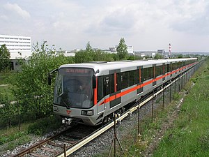 Metro M1 on test track.jpg