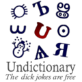 My go at an Undictionary logo. I quite like it.