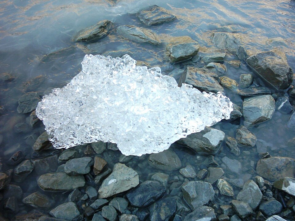 File:Glacier Ice Chunk New Zealand.jpg