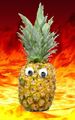 When inserted correctly, the pineapple is lethal.