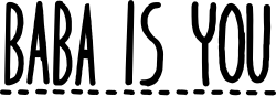 Baba Is You logo black.svg