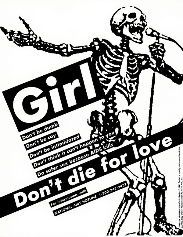 Barbara Kruger -girl don't die for love.jpg
