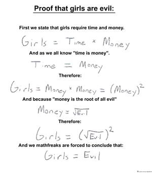 Girls-are-evil theorem!