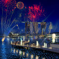 Looks like the Sky will bleed with Colors tonight @ Marina Bay... Wishing everyone a wonderful evening of fun & excitement! Happy New Year from Singapore!.jpg