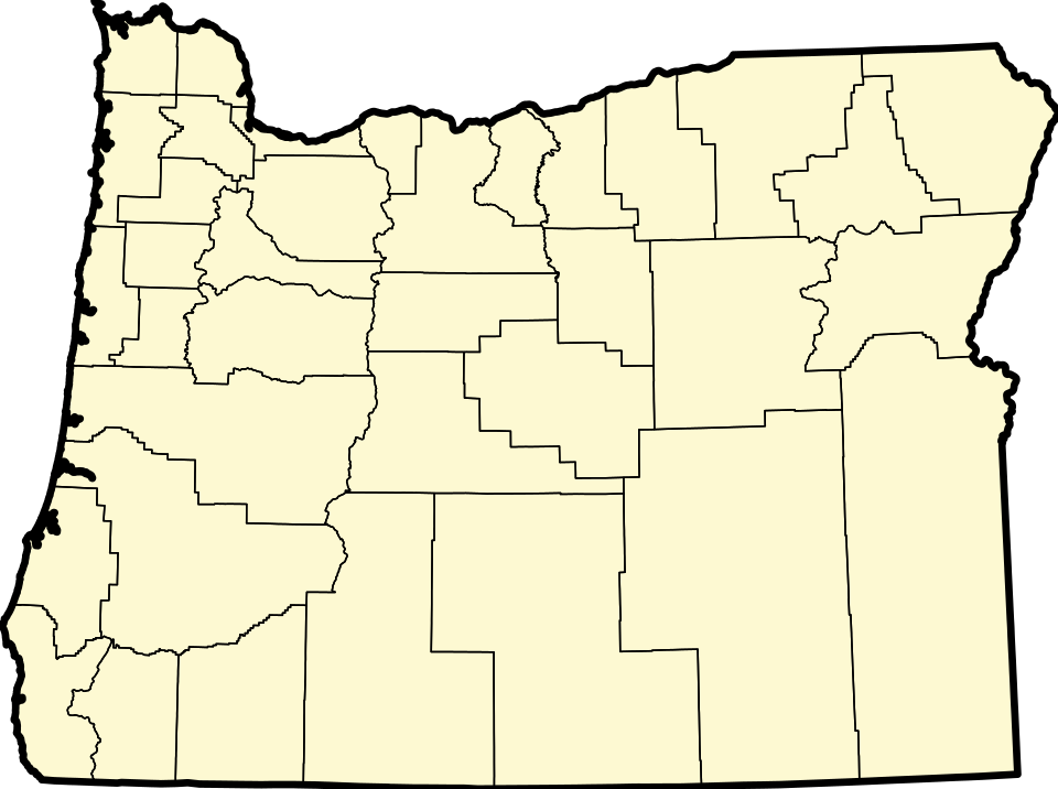 File:Map of Oregon.svg