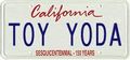 Toyota license plate