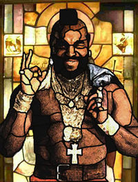 Stained Glass Mr. T