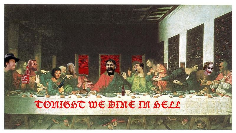 Leonidas in hell...dining