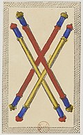 Minchiate card deck - Florence - 1860-1890 - Batons - 04.jpg