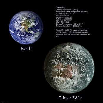 Gliese 581 c earthlikeness