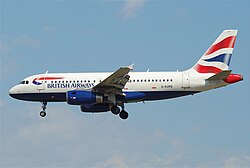 Airbus A319 of British Airways !!