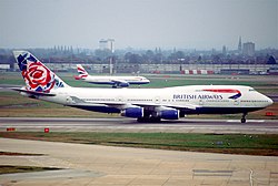 Boeing 747 of British Airways !!