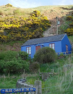 Blue cabin by the sea - geograph.org.uk - 5778830.jpg