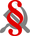 Under section sign, hammer and sickle.svg