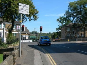 Junction onto the New Road