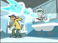 Danny Phantom catches the Scoleri Brothers in his "Fenton Thermose". for ghostbusted article