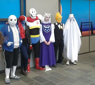 Undertale cosplayers as Tsunacon 2016