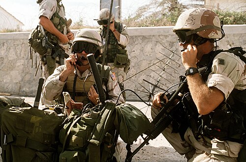 US troops conducting exercise at Mogadishu airport during UNOSOM II.jpg
