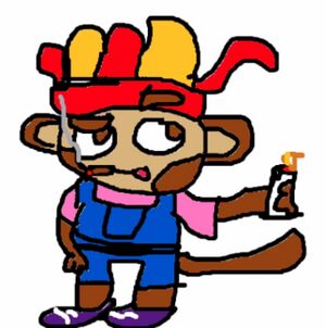 Gwendolin from BTD6 smokin a goint