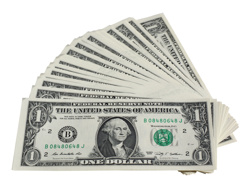 File:US one dollar bills.png