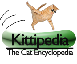 The Kittipedia cucumber logo, representing the greatest fear of all cats