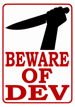 Beware of dev.svg