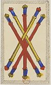 Minchiate card deck - Florence - 1860-1890 - Batons - 05.jpg