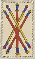 Minchiate card deck - Florence - 1860-1890 - Batons - 05.jpg