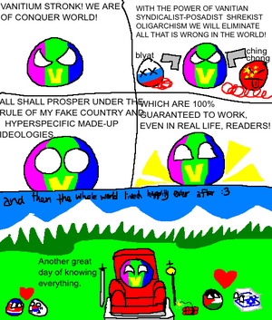 We'll let you rule the world, kid. Let's see how that goes.