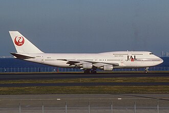 JAL Japan Airlines Boeing 747-400D; JA8904, March 2004.jpg