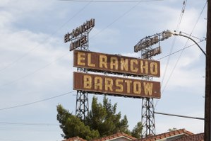 Sign for El Rancho motel in Barstow, California LCCN2013633210.tif