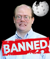 Wikipedia co-founder banned from Wikipedia