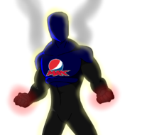 Pepsiman MAX, Caleb's latest form.