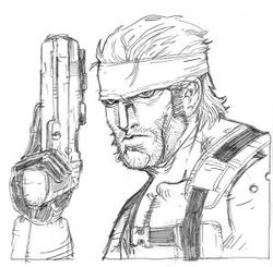 How To Draw Solid Snake  Step By Step  Metal Gear Solid  YouTube