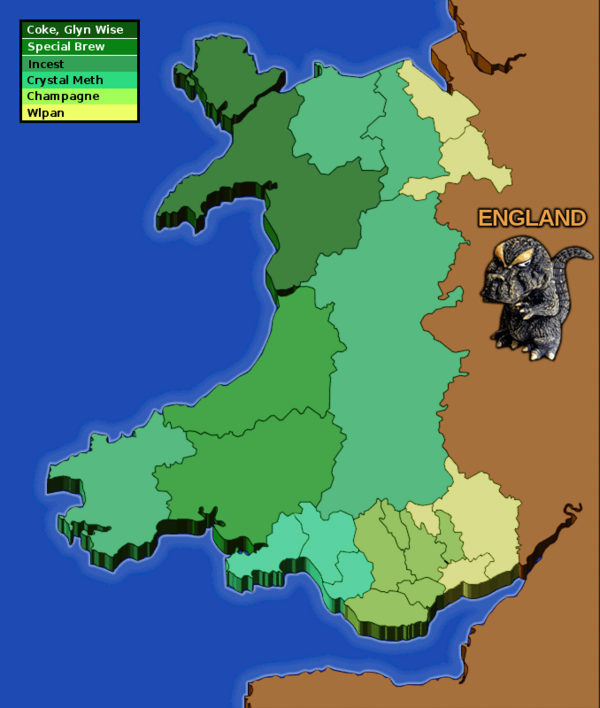 Welsh Language Map