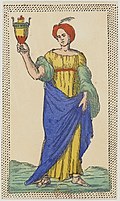 Minchiate card deck - Florence - 1860-1890 - Cups - 11 - Jack.jpg