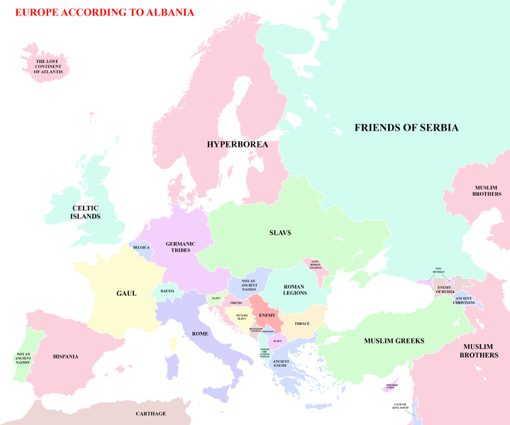 File:EUROPE ACCORDING TO ALBANIA.png