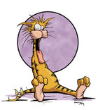 For those of you born after 1994, this is the beloved character Bill the Cat.