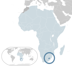 Location of the USSR-L in Africa