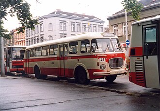 Brno, Husovice, Nováčkova, BMUE 2004, Škoda 706 RTO č. 202.jpg