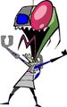 Behold Invader Zim in his Cyborg form as Cyborg Zim!