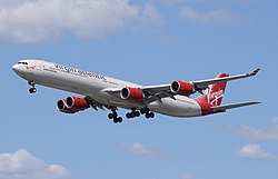 Airbus A340 of Virgin Atlantic !!