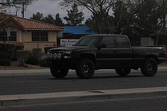 Black First-Gen Silverado on N Jones Blvd.jpg