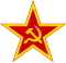 Communist star with golden border and red rims.svg
