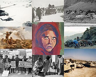 Soviet—Afghan War collage