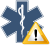 Star of life caution.svg