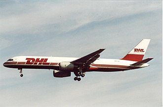 DHL Boeing 757-23APF A9C-DHL at Brussels Airport on June 2, 2002.jpg